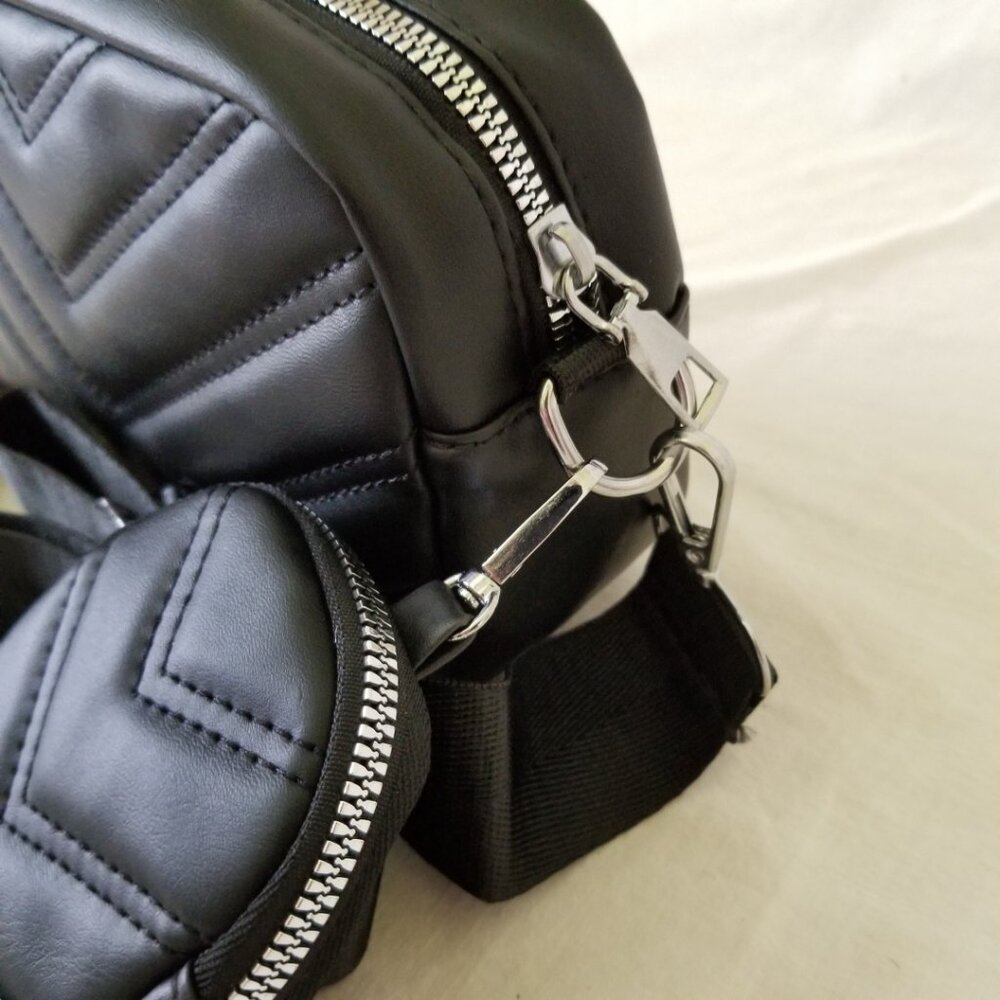 NEW! Small Vegan Leather Purse with Detachable Strap and Coin Pouch - Picture 13 of 14